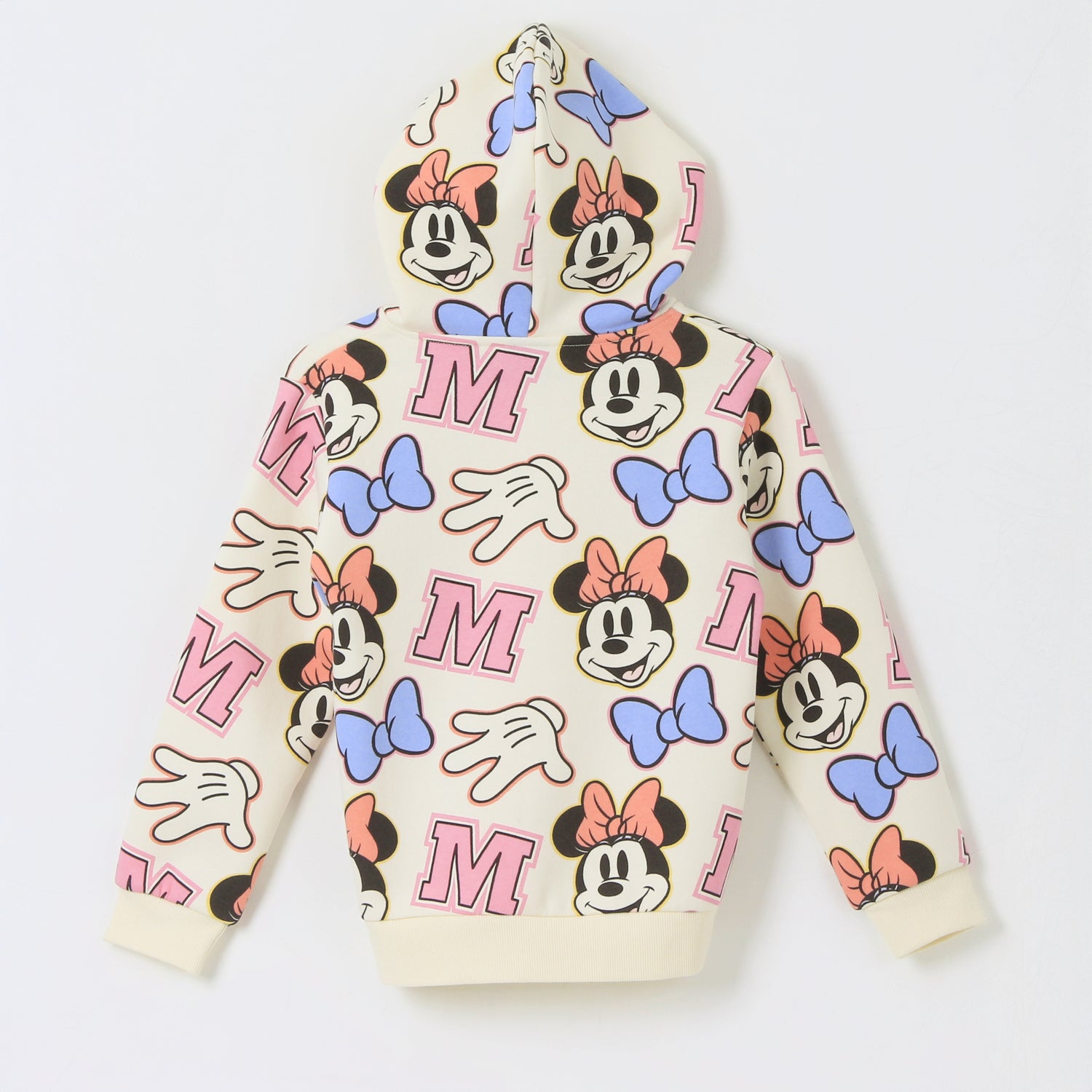 Polerón con Cierre Niña Full Print Iconos Minnie Disney