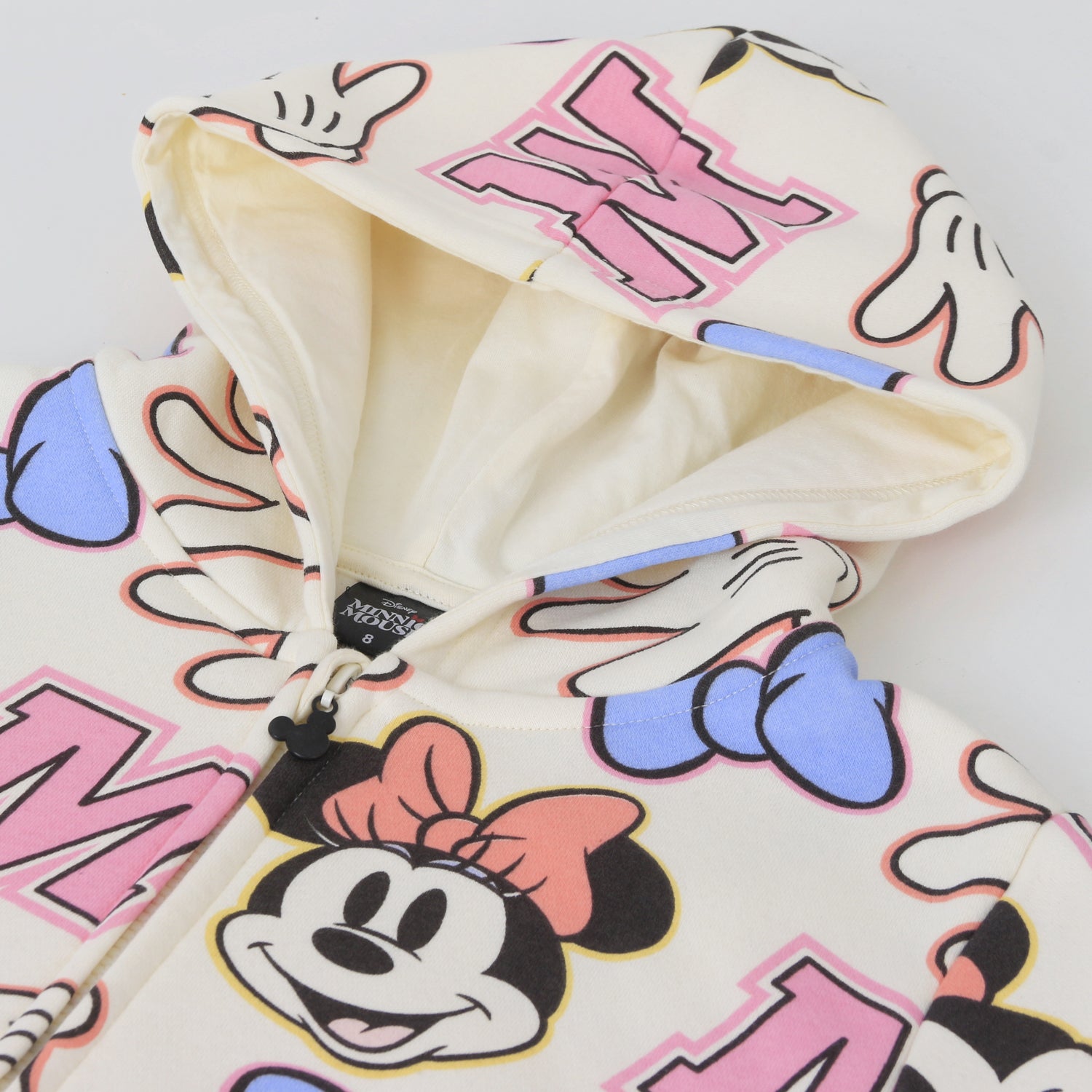 Polerón con Cierre Niña Full Print Iconos Minnie Disney - Polerones Chile | The Brands Club cl