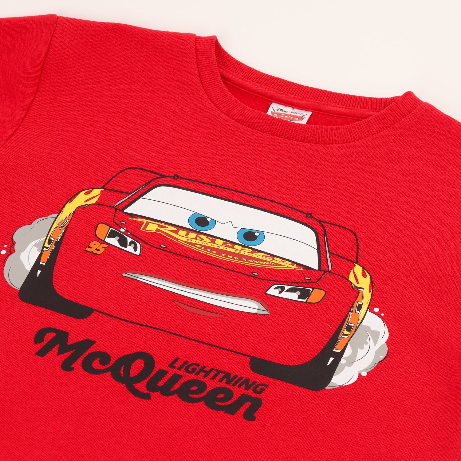 Polerón Cerrado Niño Rayo McQueen Cars Rojo Disney - Polerones Chile | The Brands Club cl