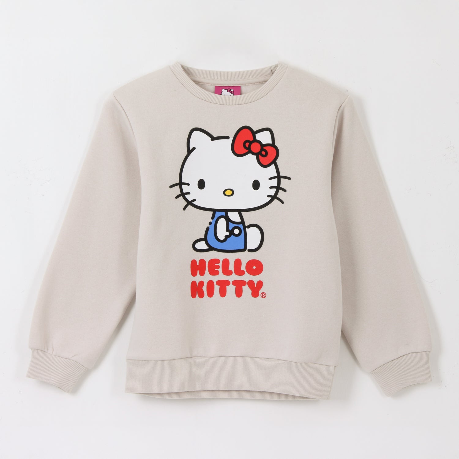 Polerón Cerrado Niña Personaje Gris Blanco Hello Kitty - Polerones Chile | The Brands Club cl