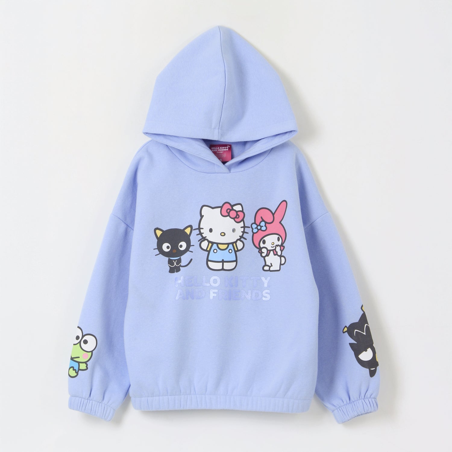 Polerón Niña Hoodie Friends Morado Hello Kitty - Polerones Chile | The Brands Club cl