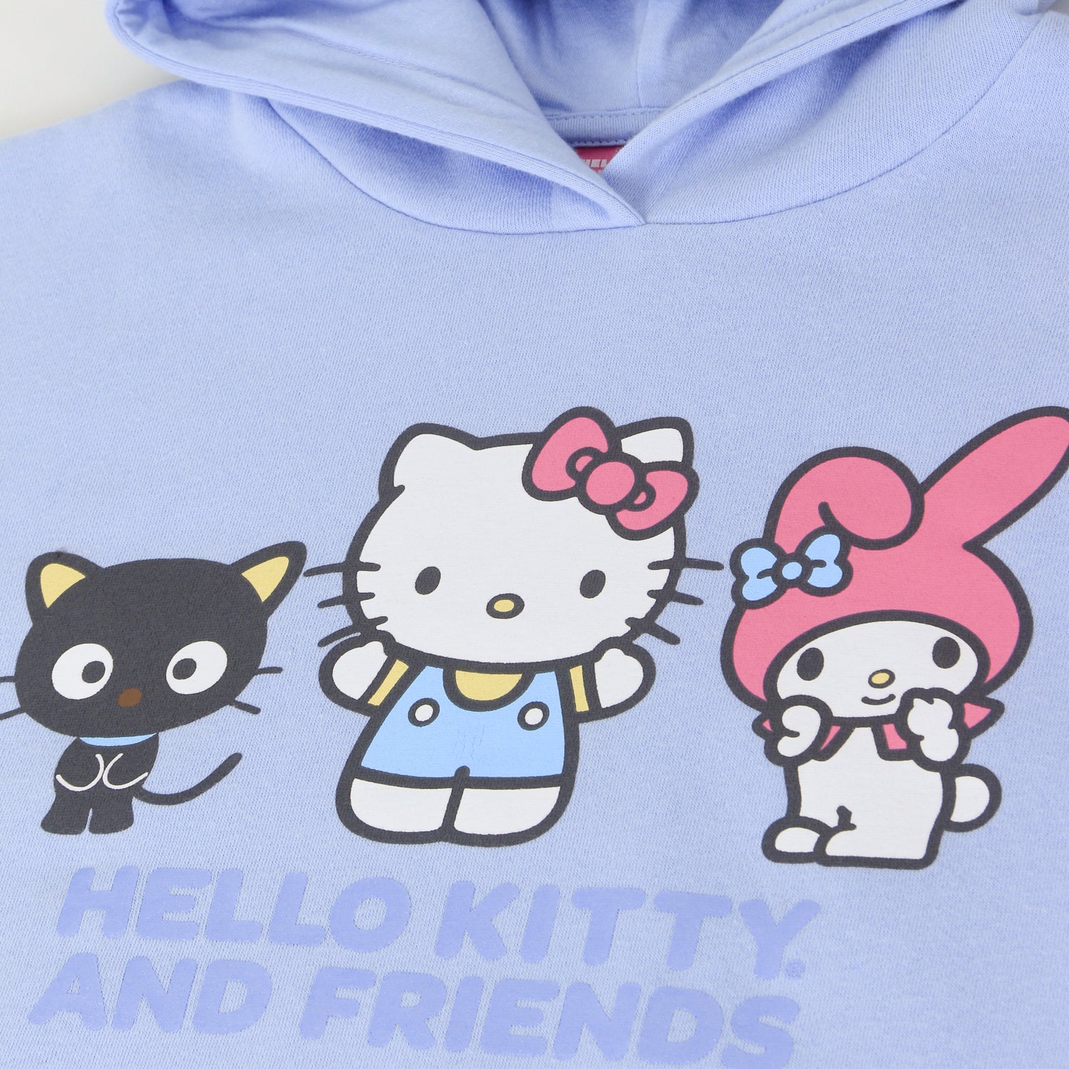 Polerón Niña Hoodie Friends Morado Hello Kitty - Polerones Chile | The Brands Club cl