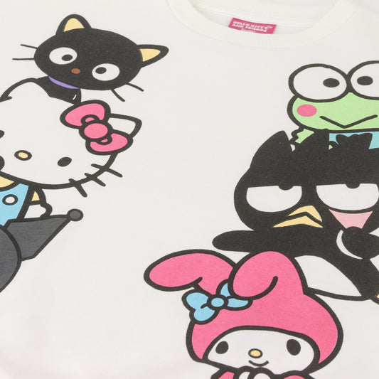 Polerón Cerrado Niña Personajes Blanco Hello Kitty - Polerones Chile | The Brands Club cl