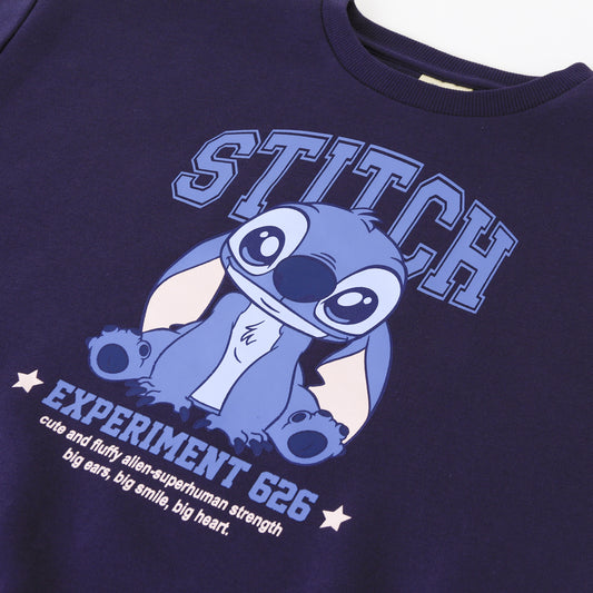 Polerón Cerrado Niña Experiment 626 Lilo Stitch Azul Disney - Polerones Chile | The Brands Club cl