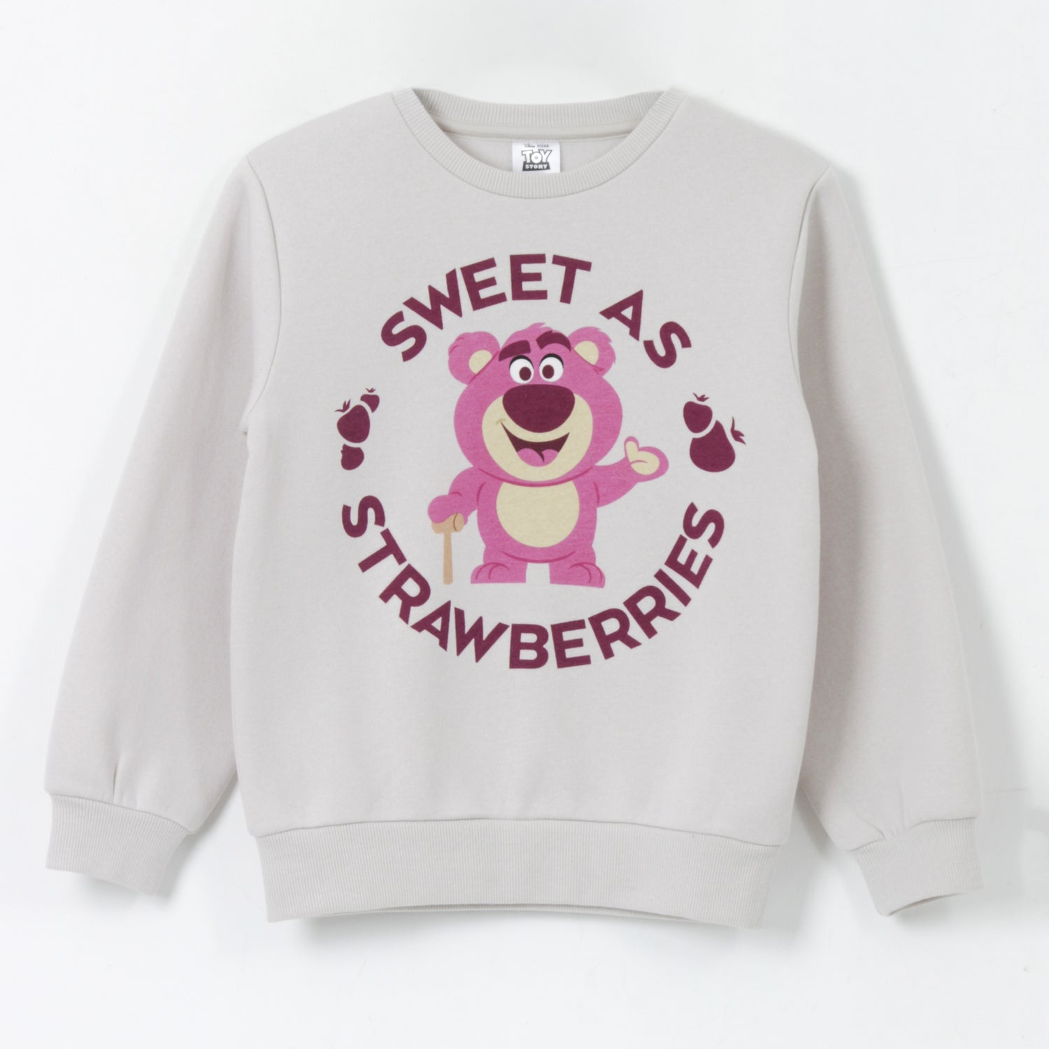 Polerón Cerrado Niña Lotso Toy Story Gris Disney - Polerones Chile | The Brands Club cl