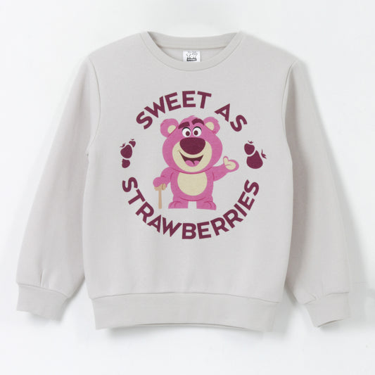 Polerón Cerrado Niña Lotso Toy Story Gris Disney - Polerones Chile | The Brands Club cl