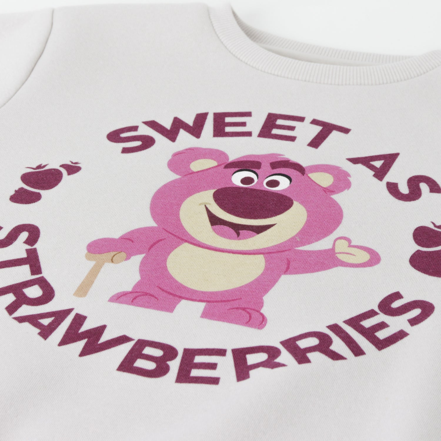 Polerón Cerrado Niña Lotso Toy Story Gris Disney - Polerones Chile | The Brands Club cl