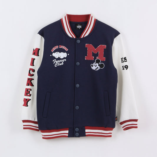 Chaqueta Niño College Mickey Mouse Azul Disney - Polerones Chile | The Brands Club cl
