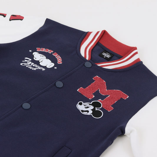 Chaqueta Niño College Mickey Mouse Azul Disney - Polerones Chile | The Brands Club cl