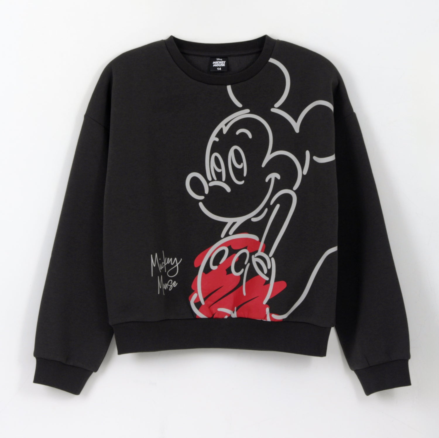 Polerón Cerrado Niña Mickey Lineal Negro Disney - Polerones Chile | The Brands Club cl