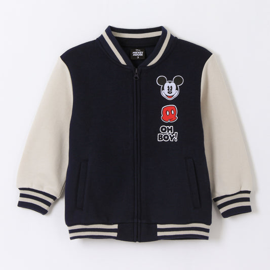 Chaqueta Niño College Mickey Mouse Negro Disney - Polerones Chile | The Brands Club cl