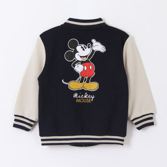 Chaqueta Niño College Mickey Mouse Negro Disney - Polerones Chile | The Brands Club cl