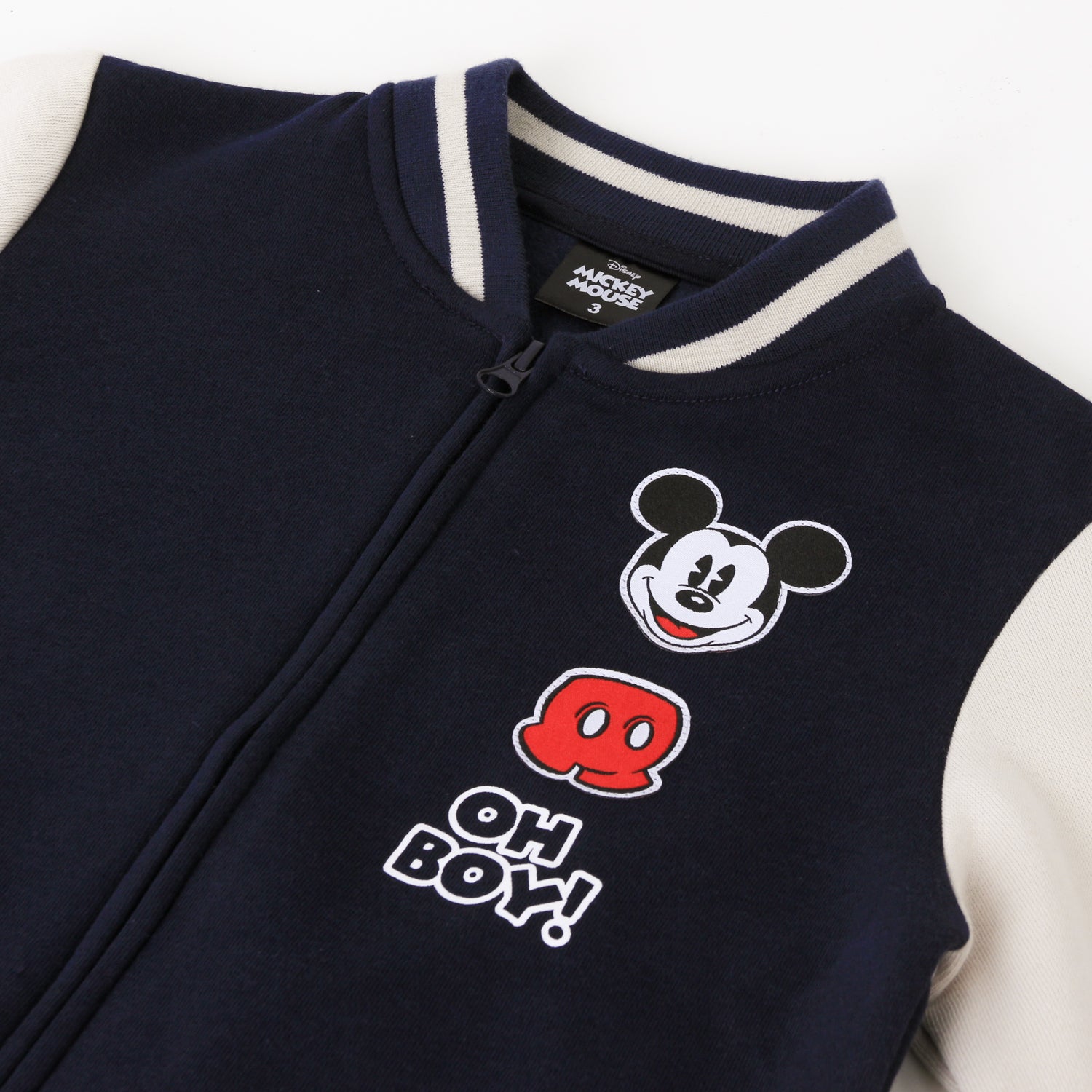 Chaqueta Niño College Mickey Mouse Negro Disney - Polerones Chile | The Brands Club cl