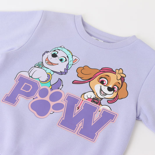 Polerón Cerrado Niña Everest & Skye Morado Paw Patrol - Polerones Chile | The Brands Club cl