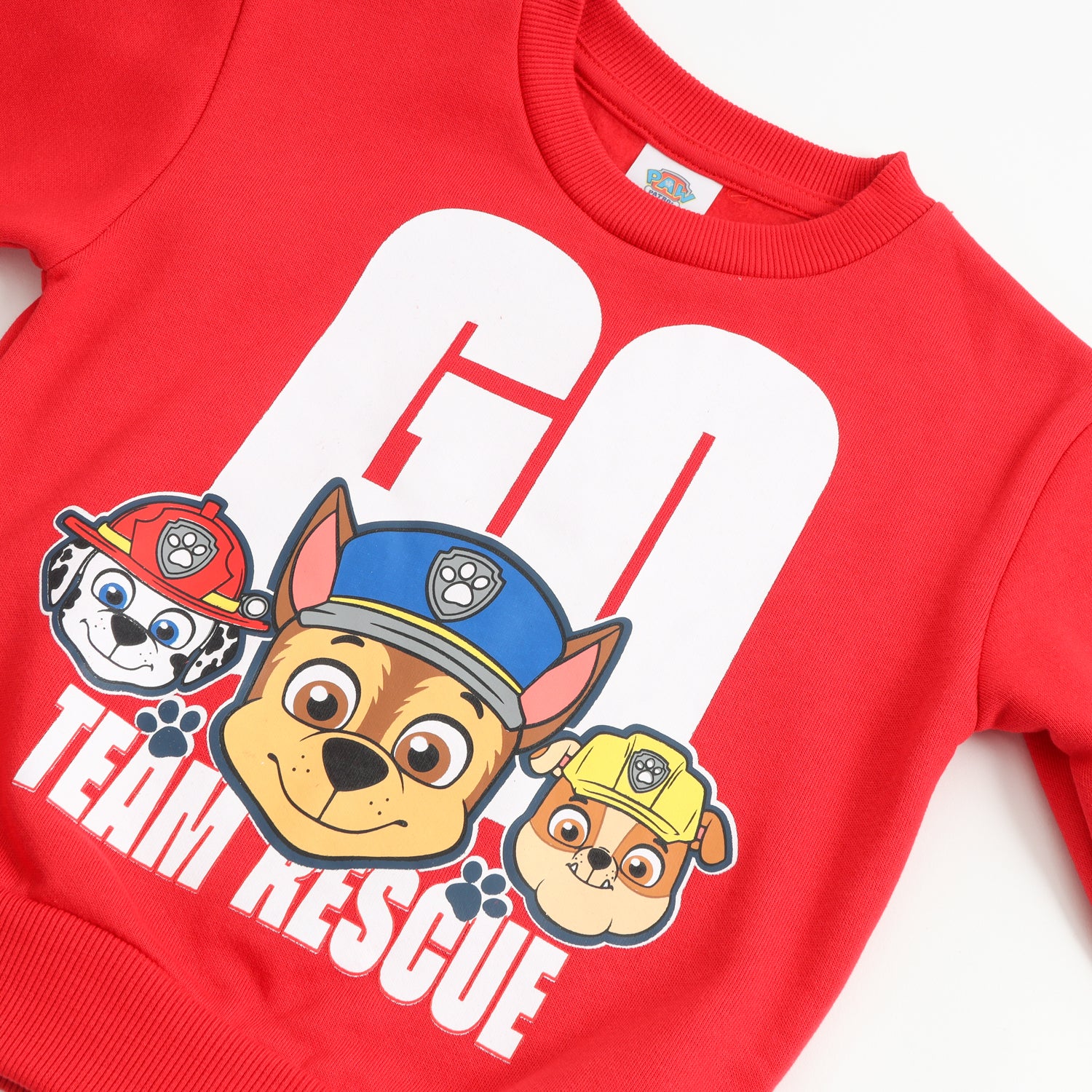 Polerón Cerrado Niño Go Team Rescue Rojo Paw Patrol - Polerones Chile | The Brands Club cl