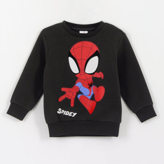 Polerón Cerrado Niño Spidey Negro Marvel - Polerones Chile | The Brands Club cl