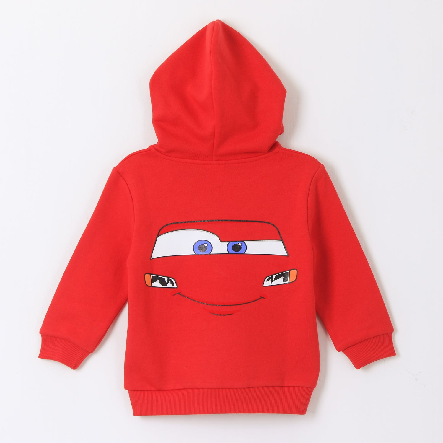 Polerón Niño Hoodie Back Print Rayo McQueen Cars Rojo Disney - Polerones Chile | The Brands Club cl