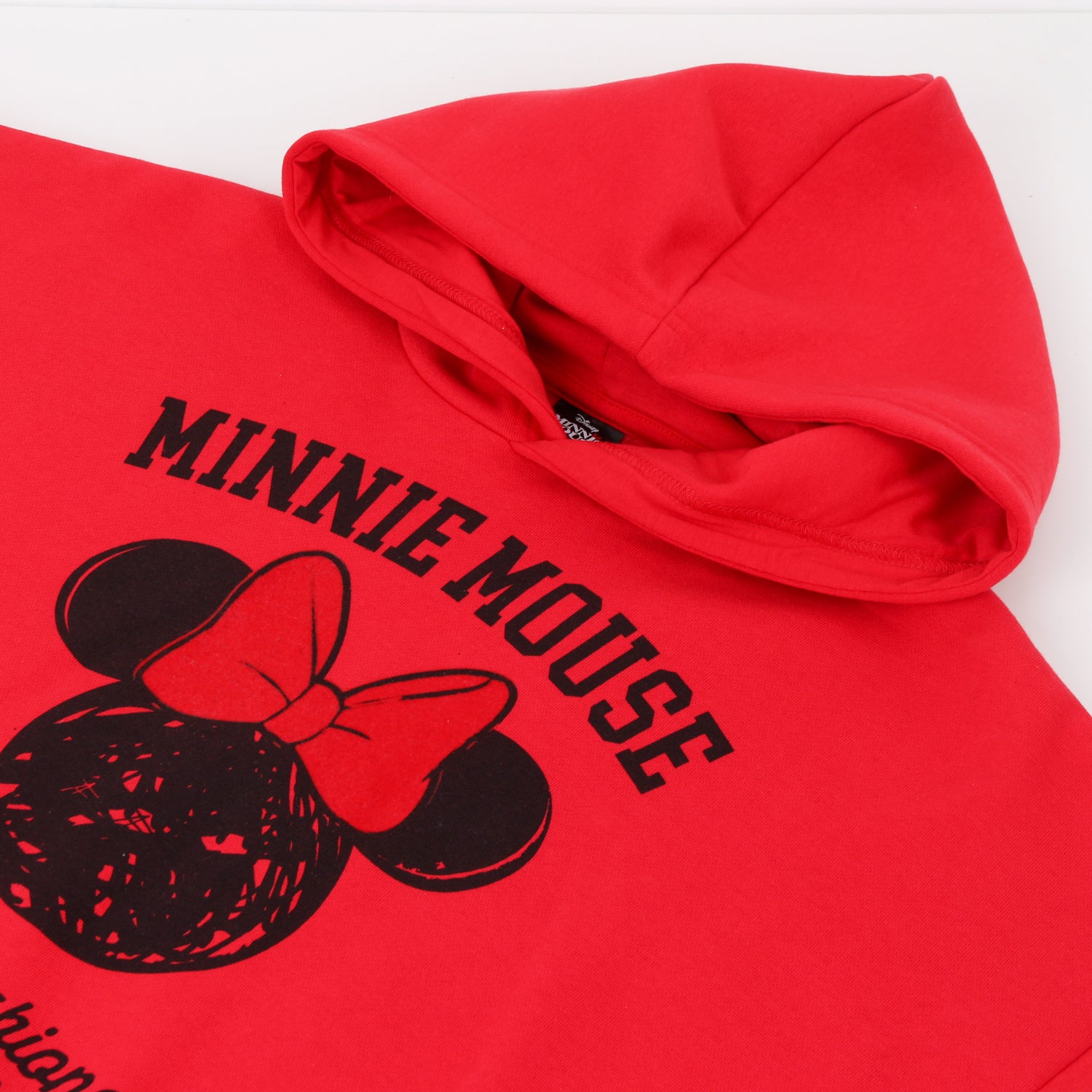Polerón Niña Hoodie Orejas Minnie Mouse Rojo Disney - Polerones Chile | The Brands Club cl