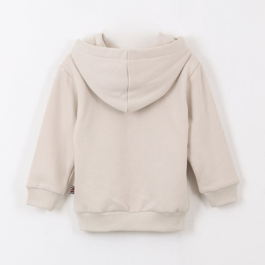 Polerón Cerrado Niño Hoodie Rayo McQueen Cars Beige Disney - Polerones Chile | The Brands Club cl