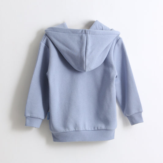 Polerón Cierre Niño Hoodie Azul Bingo & Bluey - Polerones Chile | The Brands Club cl