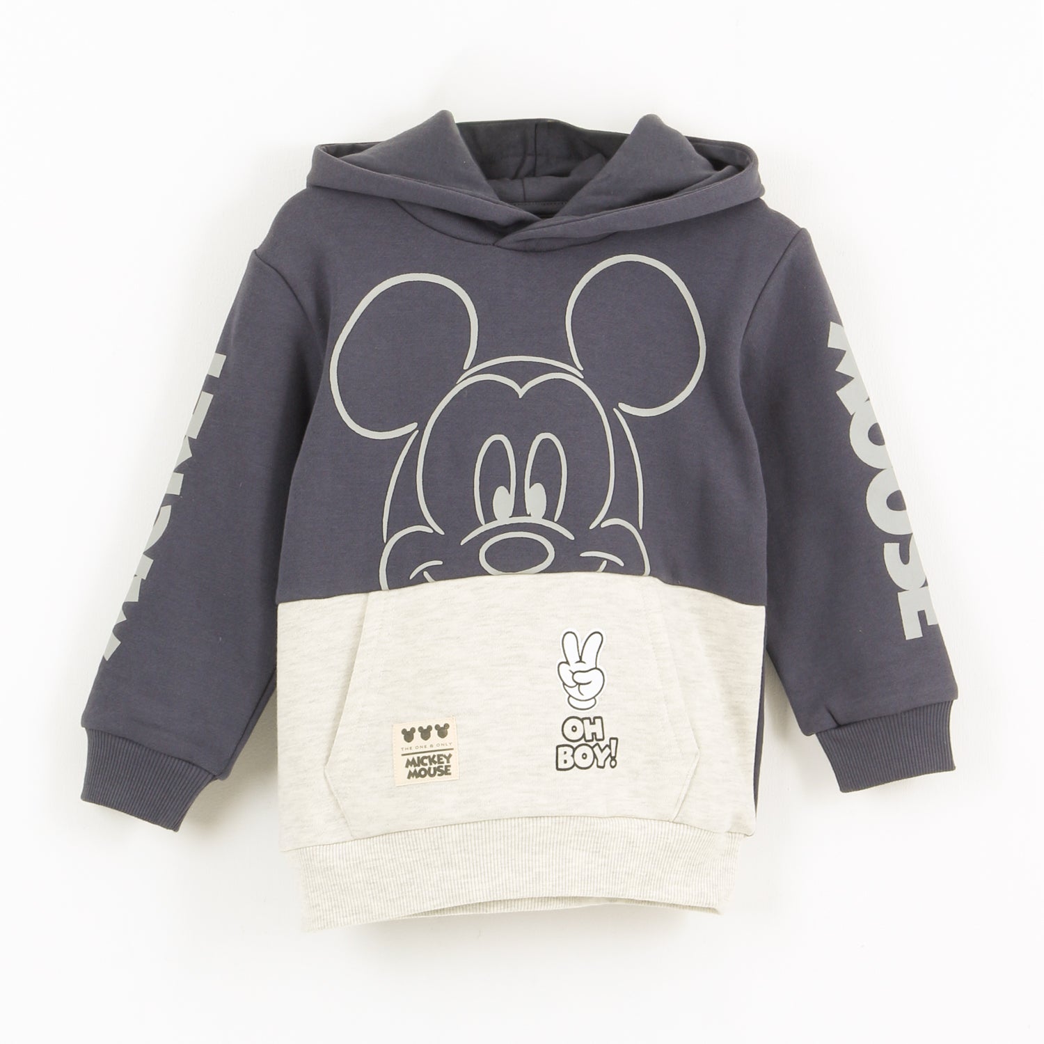 Polerón Cerrado Niño Hoodie Mickey Negro Disney - Polerones Chile | The Brands Club cl