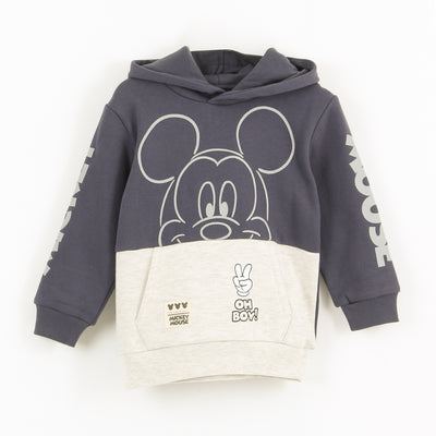 Polerón Cerrado Niño Hoodie Mickey Negro Disney