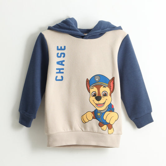 Polerón Cerrado Niño Hoodie Chase Beige Paw Patrol - Polerones Chile | The Brands Club cl