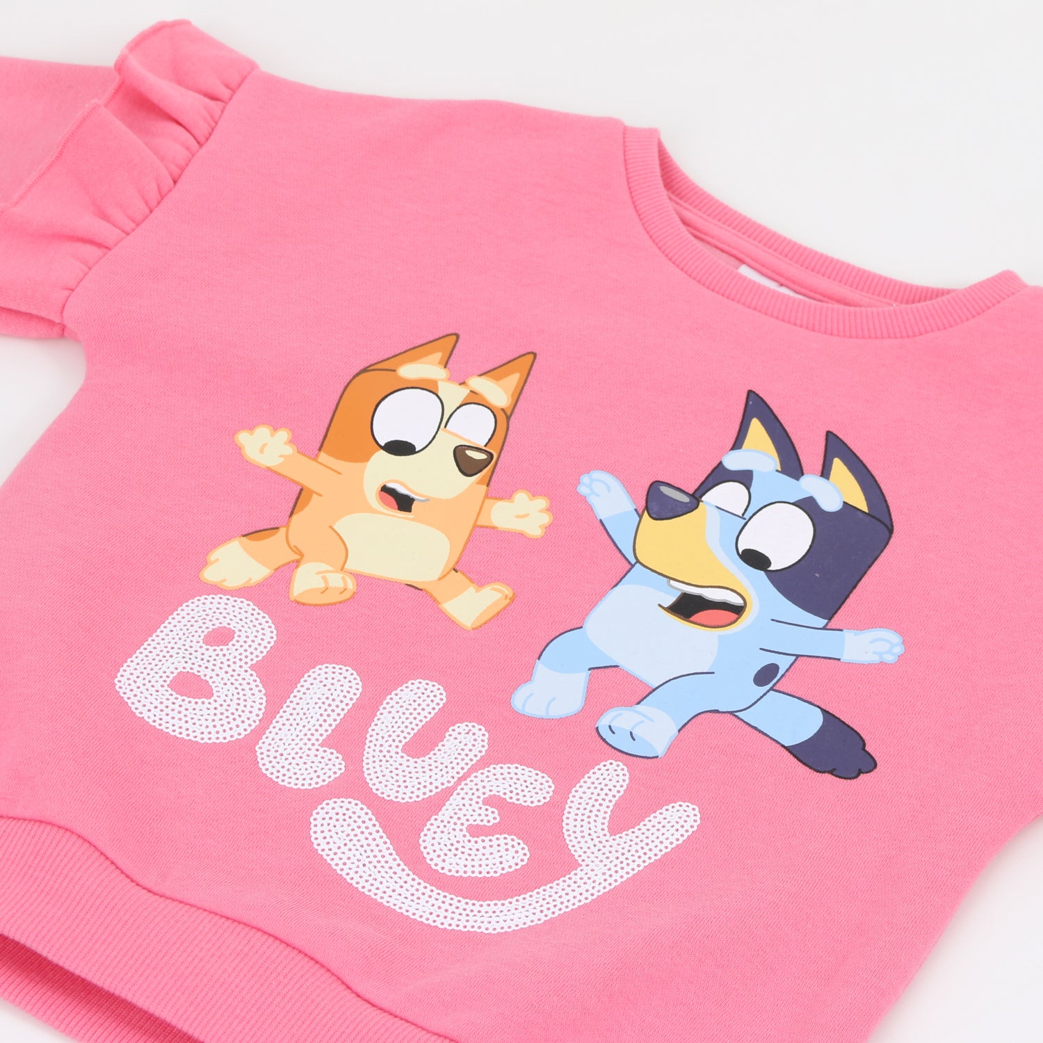 Polerón Cerrado Niña Vuelos Rosado Bingo & Bluey - Polerones Chile | The Brands Club cl