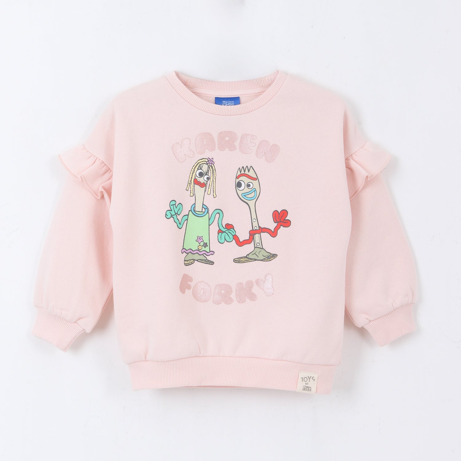 Polerón Cerrado Niña Vuelos Forky Toy Story Rosado Disney - Polerones Chile | The Brands Club cl