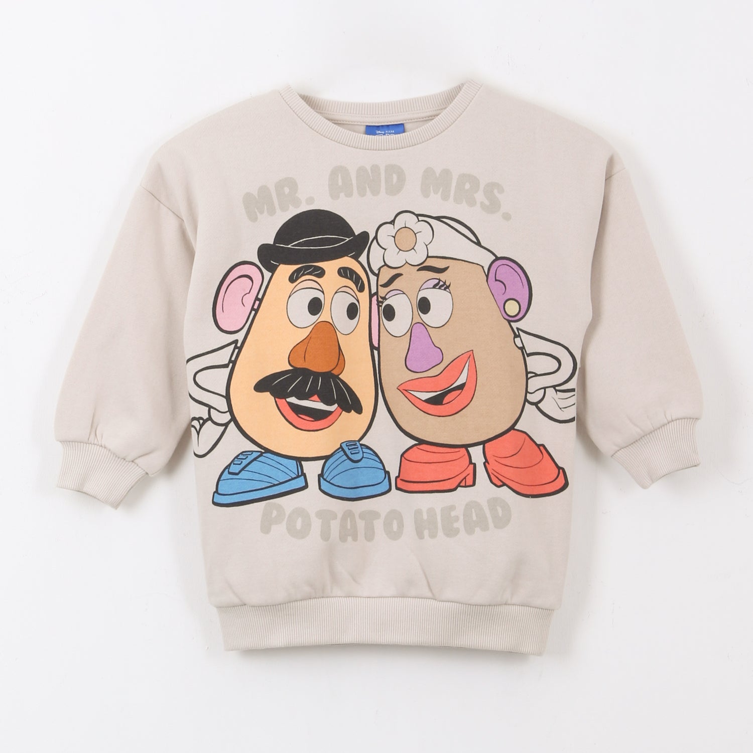 Polerón Cerrado Niña Mr & Mrs Potato Toy Story Beige Disney - Polerones Chile | The Brands Club cl
