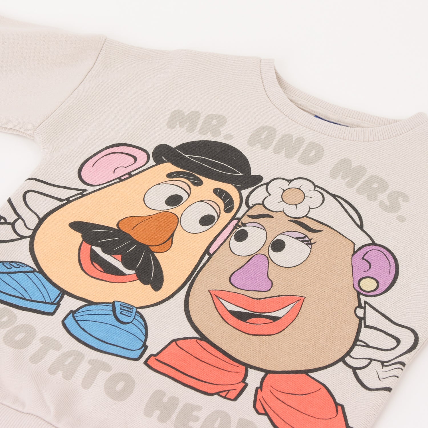 Polerón Cerrado Niña Mr & Mrs Potato Toy Story Beige Disney - Polerones Chile | The Brands Club cl