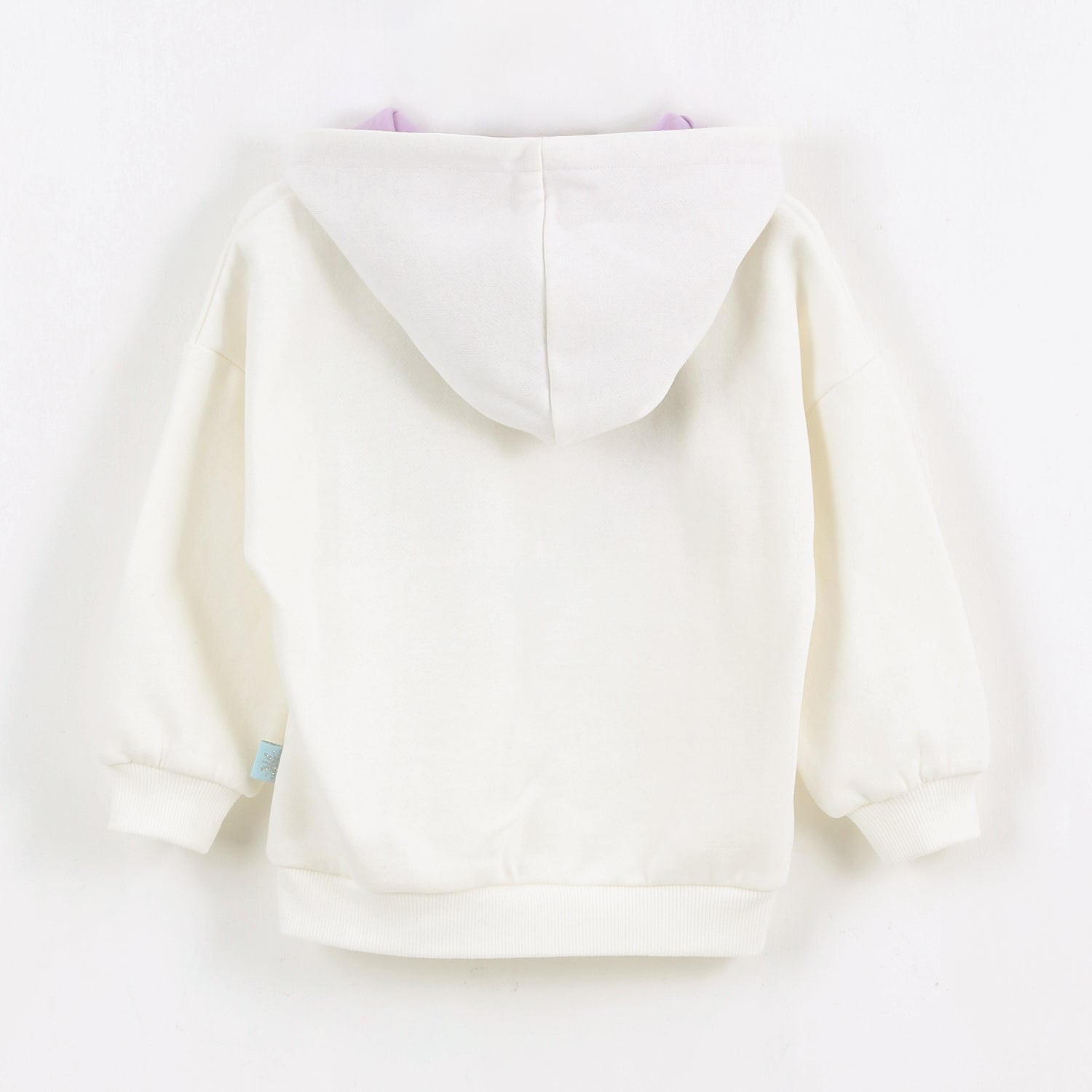 Polerón Cerrado Niña Hoodie Lentejuelas Frozen Blanco Disney - Polerones Chile | The Brands Club cl