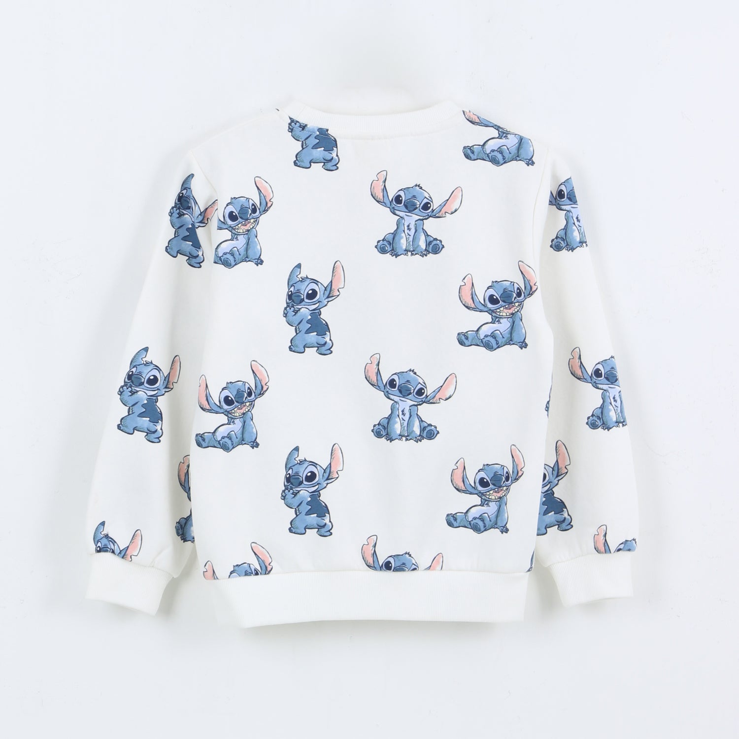 Polerón Cerrado Niña Full Print Lilo & Stitch Blanco Disney - Polerones Chile | The Brands Club cl