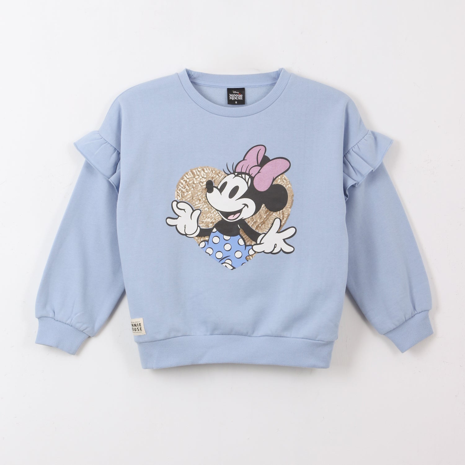 Polerón Cerrado Niña Vuelos Minnie Azul Disney - Polerones Chile | The Brands Club cl