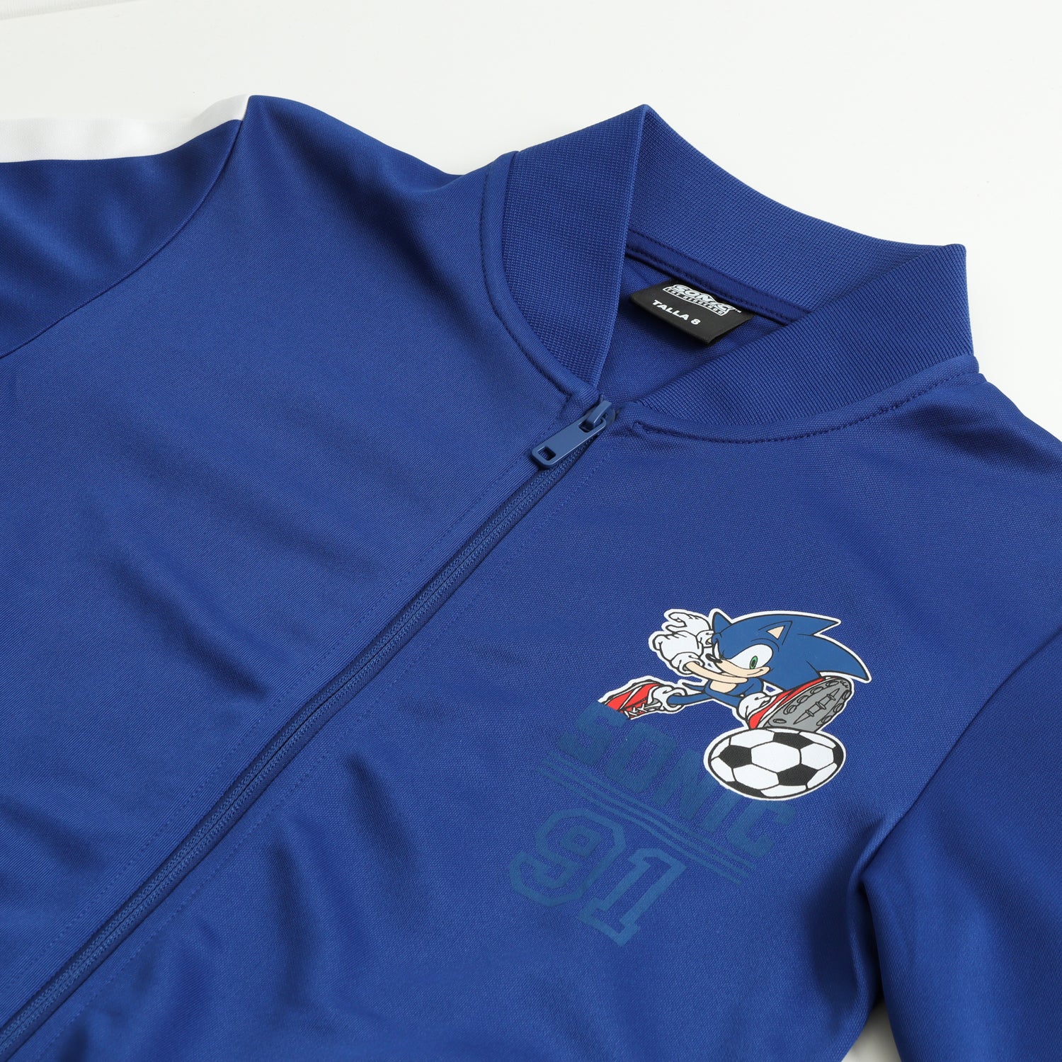 Polerón Deportivo Cierre Niño Fútbol Azul Sonic - Polerones Chile | The Brands Club cl