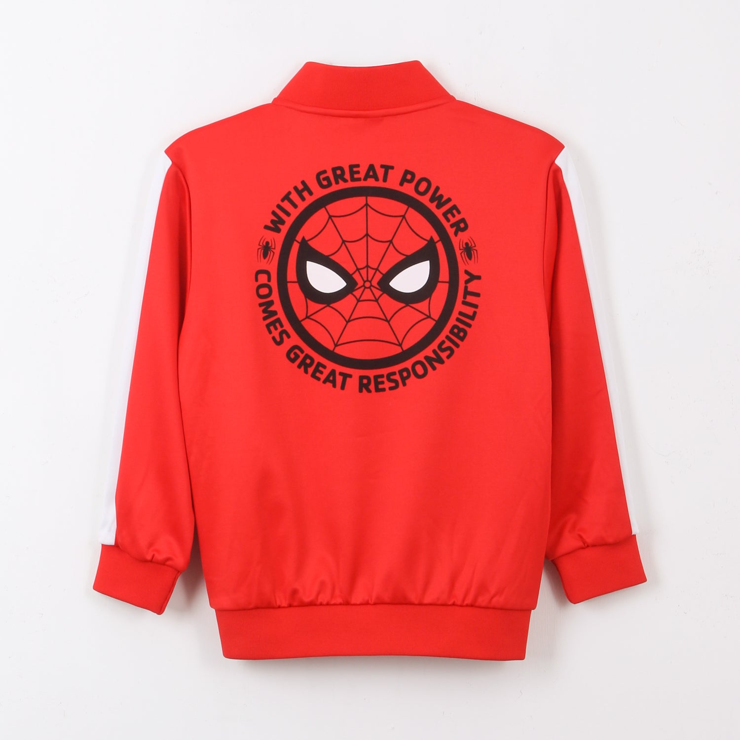 Polerón Deportivo Cierre Niño Fútbol Spiderman Rojo Marvel - Polerones Chile | The Brands Club cl