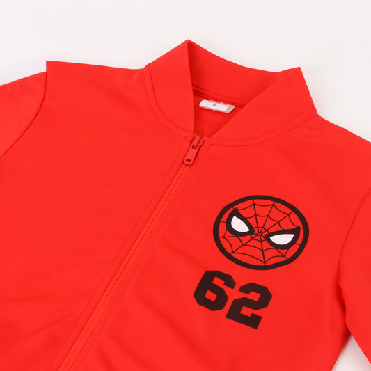 Polerón Deportivo Cierre Niño Fútbol Spiderman Rojo Marvel - Polerones Chile | The Brands Club cl