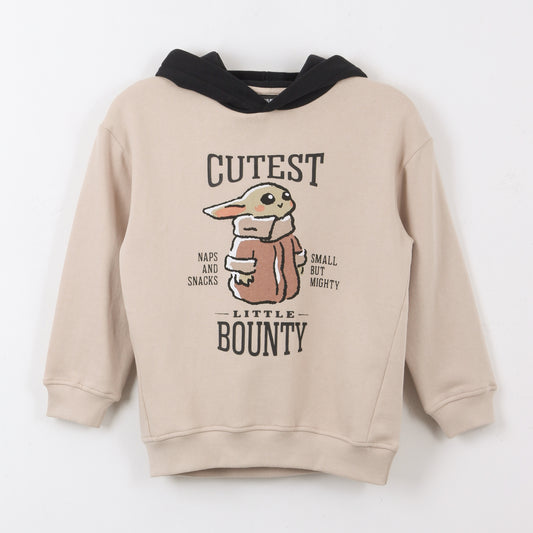 Polerón Cerrado Niño Hoodie Cutest Bounty Beige Star Wars - Polerones Chile | The Brands Club cl