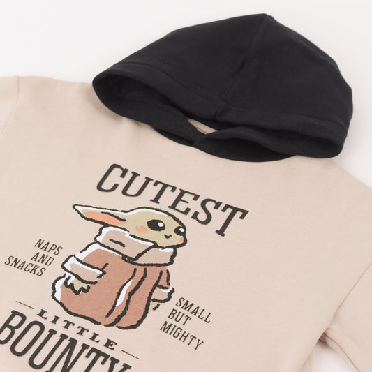 Polerón Cerrado Niño Hoodie Cutest Bounty Beige Star Wars - Polerones Chile | The Brands Club cl