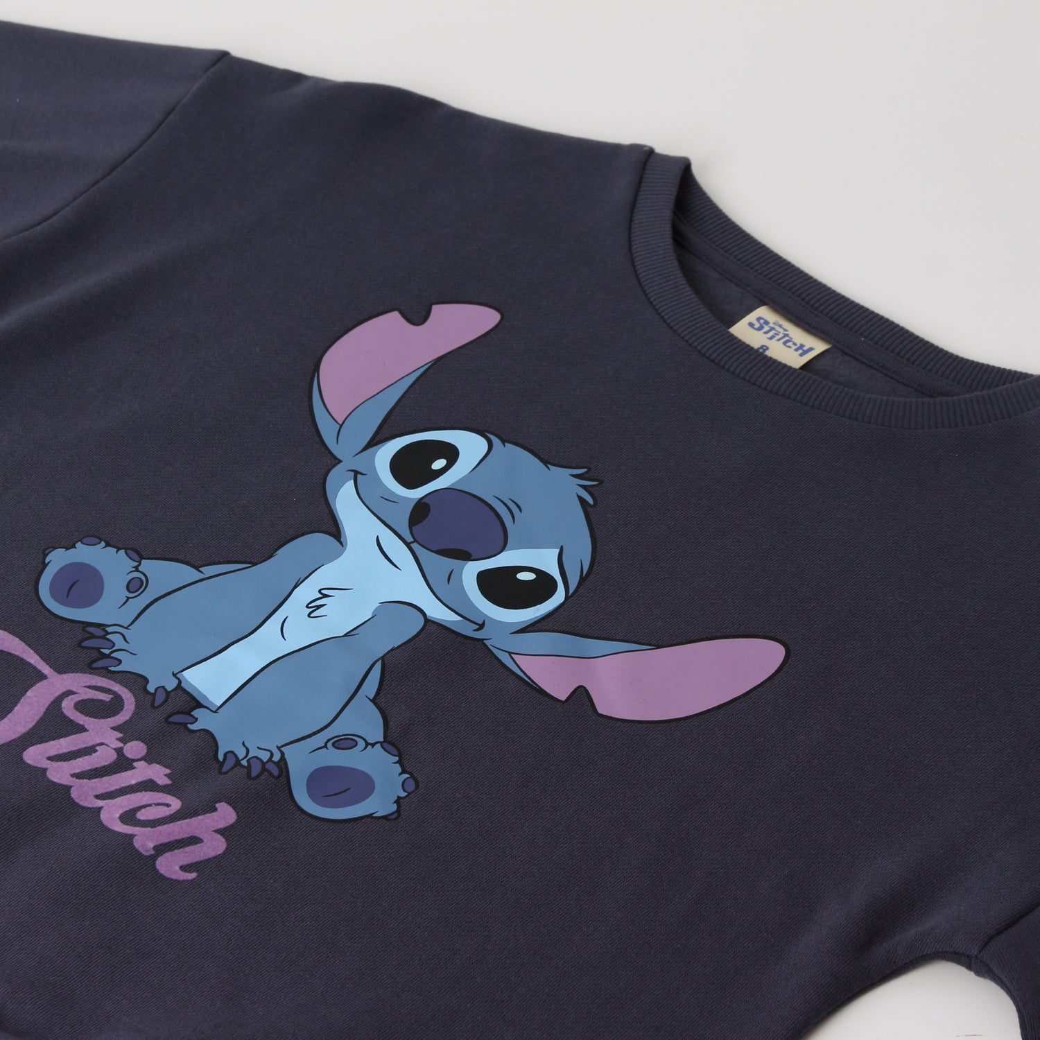 Polerón Cerrado Niña Personaje Lilo & Stitch Negro Disney - Polerones Chile | The Brands Club cl