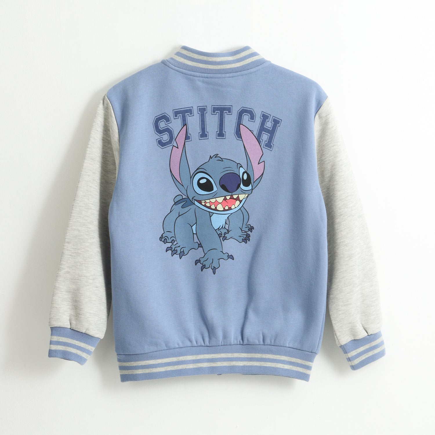 Chaqueta Niña Bomber College Lilo & Stitch Celeste Disney - Chaquetas y Parkas Chile | The Brands Club cl