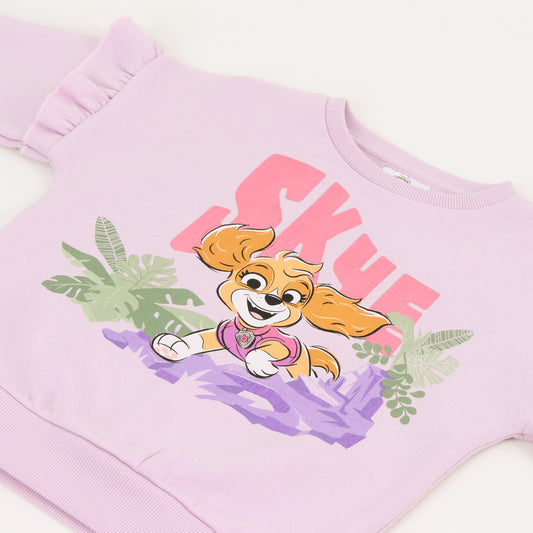 Polerón Cerrado Niña Paw Patrol Skye Lila - Polerones Chile | The Brands Club cl