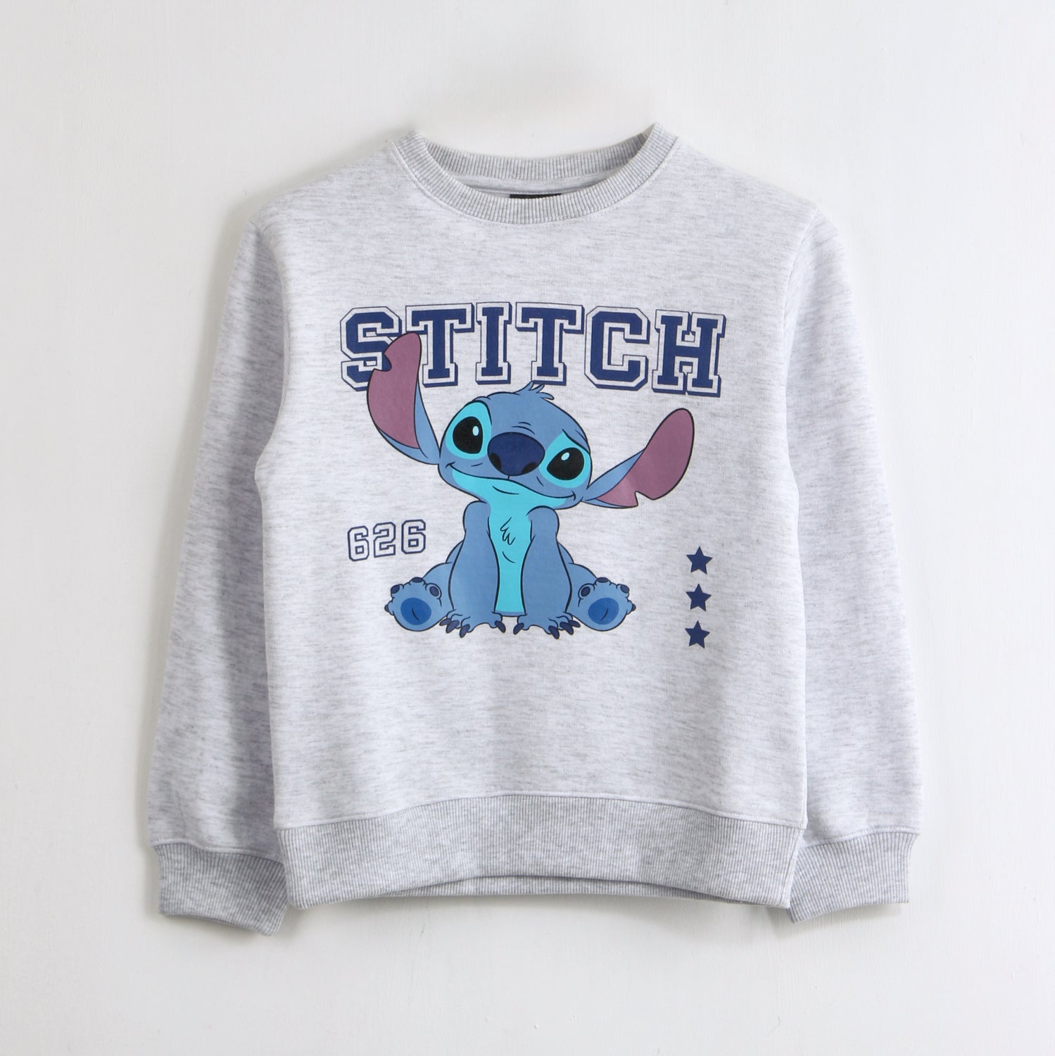 Polerón Cerrado Mujer Lilo & Stitch Gris Disney - Polerones Chile | The Brands Club cl