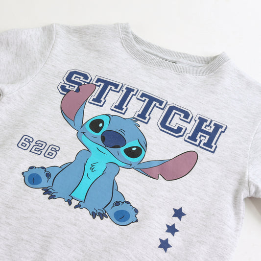 Polerón Cerrado Mujer Lilo & Stitch Gris Disney - Polerones Chile | The Brands Club cl