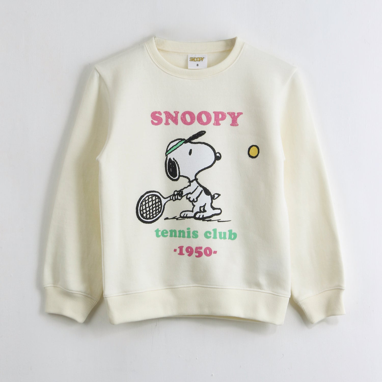 Polerón Cerrado Niña Tenis Blanco Snoopy - Polerones Chile | The Brands Club cl
