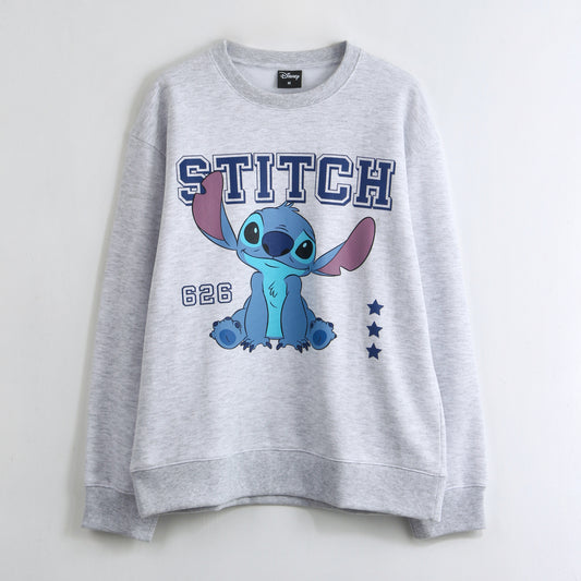 Polerón Cerrado Niña Lilo & Stitch Gris Disney - Polerones Chile | The Brands Club cl