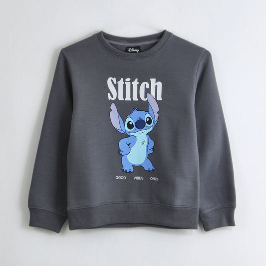 Polerón Cerrado Niña Lilo & Stitch Negro Disney - Polerones Chile | The Brands Club cl