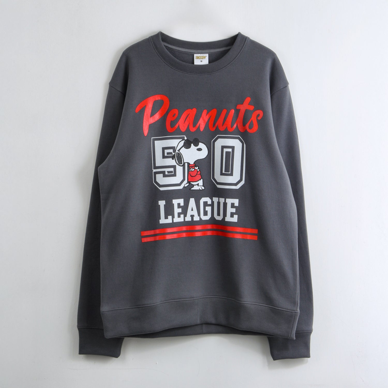 Polerón Cerrado Hombre Peanuts 50 League Gris Snoopy - Polerones Chile | The Brands Club cl