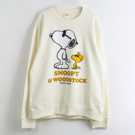Polerón Cerrado Hombre Snoopy & Woodstock Blanco Snoopy - Polerones Chile | The Brands Club cl
