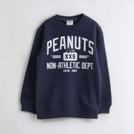 Polerón Cerrado Niño Athletic Department Azul Snoopy - Polerones Chile | The Brands Club cl